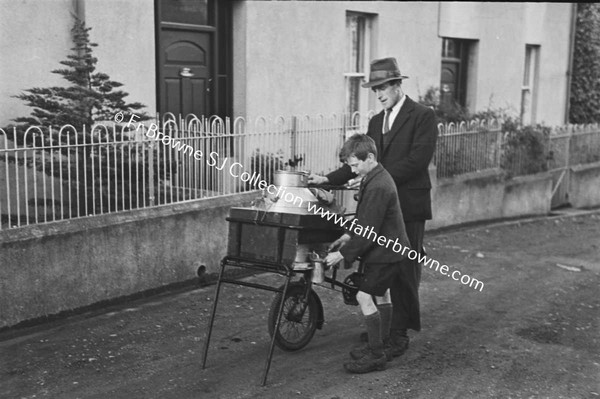 MILKMAN ON BICYCLE